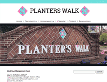 Tablet Screenshot of planterswalk.org